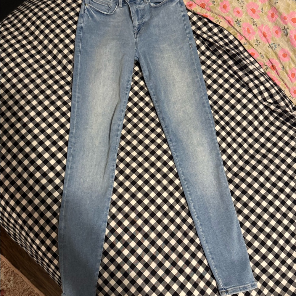 Frame Denim Light Blue Skinny Jeans